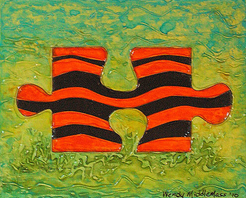 Puzzle Piece Paintings Fine Art America