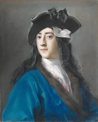 Gustavus Hamilton Second Viscount Boyne in Masquerade Costume Print by Rosalba Carriera