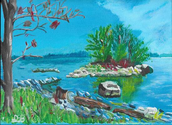 Man Made Island Paintings Fine Art America