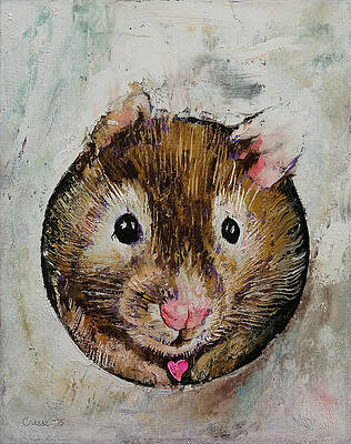 Hamster At Beach Art Print by N Akkash - Fine Art America