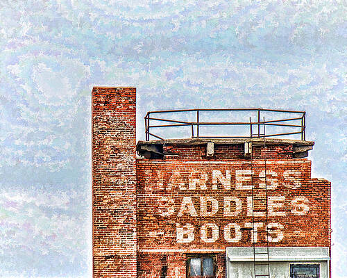 Wall Art - Photograph - Harness Saddles Boots DWC by Kevin Anderson