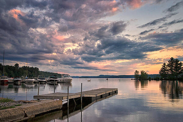 Wall Art - Photograph - Harrison Boat Launch by Darylann Leonard Photography