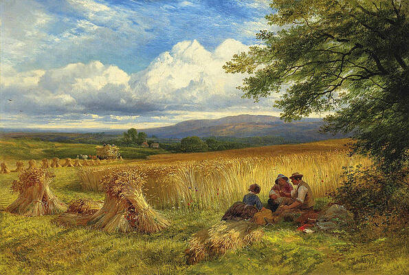 Harvest Rest Print by George Cole
