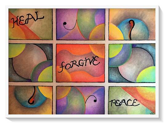 Healing Prayer Sticker by Agnieszka Ledwon - Fine Art America