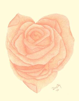 Wall Art - Drawing - Heart's Delight by Dusty Reed