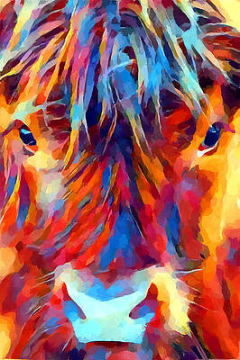 Cow Head Paintings Fine Art America