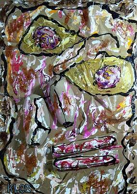 Homage to Dubuffet's Homage to Klee's Senecio if it existed by Kevin OBrien Homage to Dubuffet's Homage to Klee's Senecio if it existed by Kevin OBrien