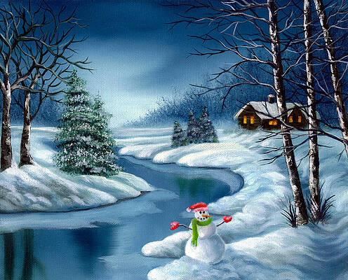 Snowman Paintings (Page #20 of 35) | Fine Art America