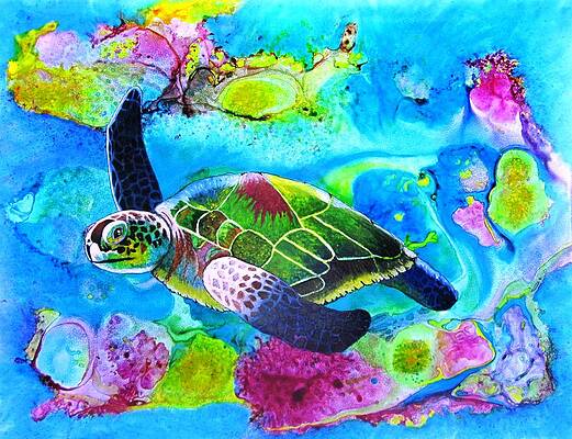Abstract Sea Turtle Paintings Page 3 Of 5 Pixels