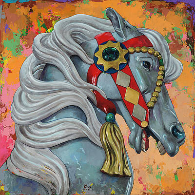 Carousel Horse Paintings Fine Art America
