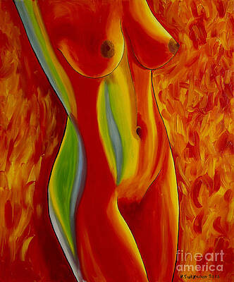 Abstract Body Paintings Fine Art America