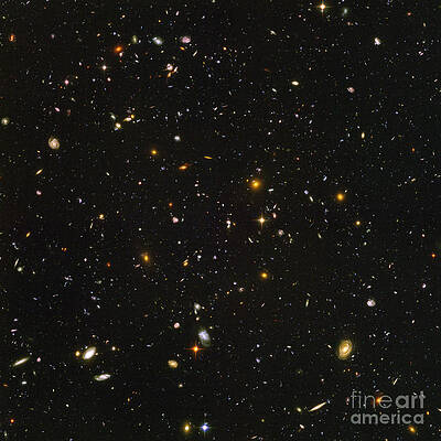 Wall Art - Photograph - Hubble Ultra Deep Field Galaxies by Space Telescope Science Institute  NASA