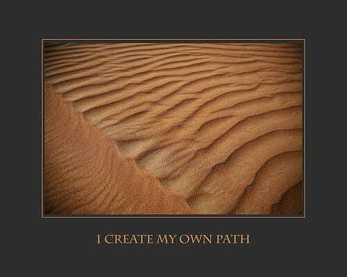 Wall Art - Photograph - I Create My Own Path by Donna Corless