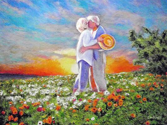 Wall Art - Painting - I Love You Darling by Michael Durst