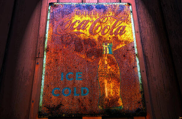 Drugstore Coke Cooler circa 1950s Painting by David Lee Thompson - Fine Art  America