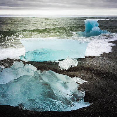 Wall Art - Photograph - Iceberg pieces Jokulsarlon Iceland by Matthias Hauser
