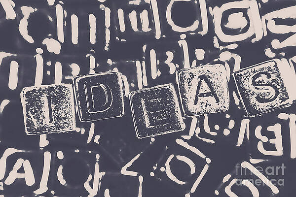 Wall Art - Photograph - Idea blocks by Jorgo Photography