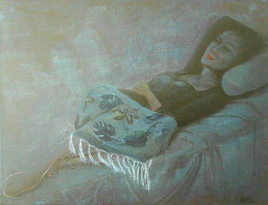 Wall Art featuring the painting In My Nothing Box by Jane See