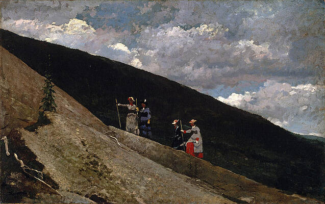 In the Mountains Print by Winslow Homer