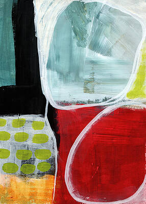 Wall Art - Painting - Intersection 37- Abstract Art by Linda Woods