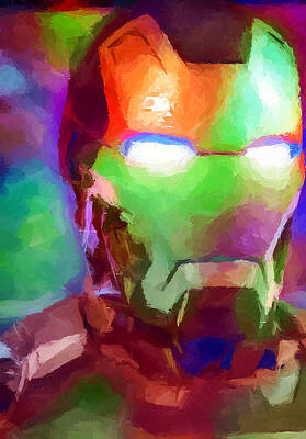 Iron Man Suit Art Fine Art America