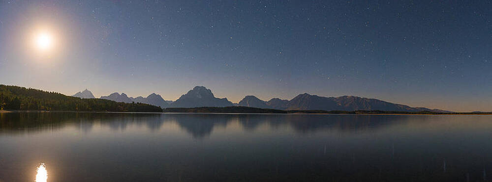 Wall Art - Photograph - Jackson Lake Moon by Darren White