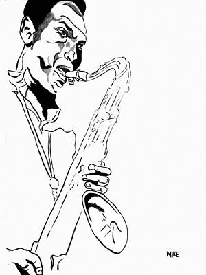 John Coltrane by Michael Fields