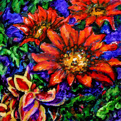Abstract Sunflower Paintings Page 5 Of 33 Fine Art America