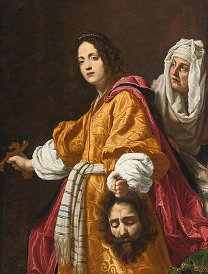 Judith holding the Head of Holofernes Print by Cristofano Allori