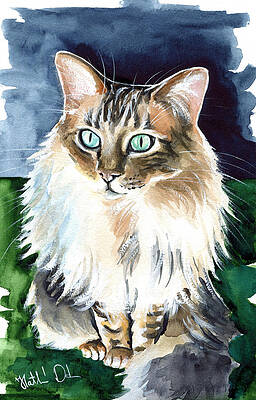 Crazy Cat Lady Paintings Fine Art America