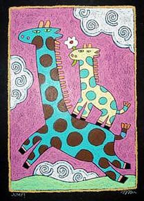 Purple Giraffe Art Page 3 Of 3 Fine Art America