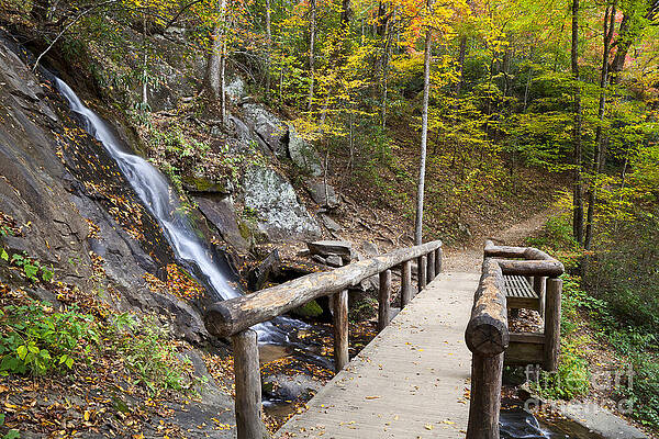 Wall Art - Photograph - Juney Whank Falls and a Place to Rest by Jill Lang
