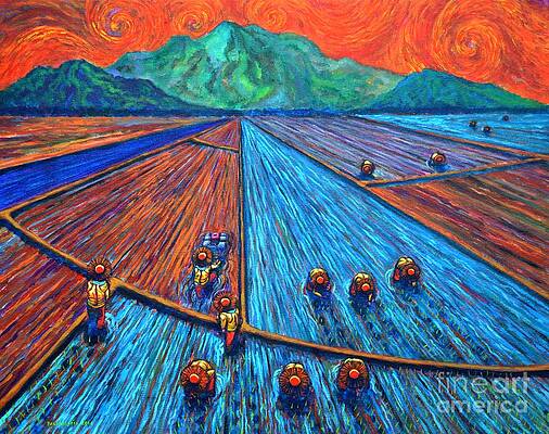 Wall Art - Painting - Kabesilyas 1 by Paul Hilario