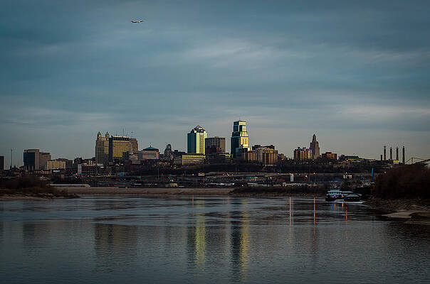 Wall Art - Photograph - Kaw Point Looking East by Jeff Phillippi