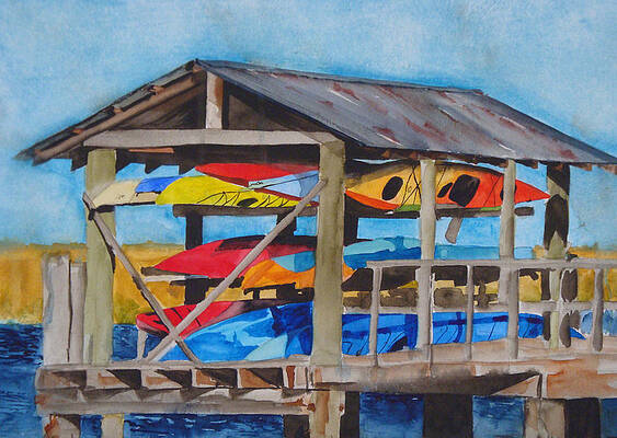 Kayak Rainbow by Jean Blackmer Kayak Rainbow by Jean Blackmer