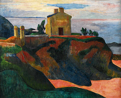 La Maison du Pan-Du Print by Paul Gauguin