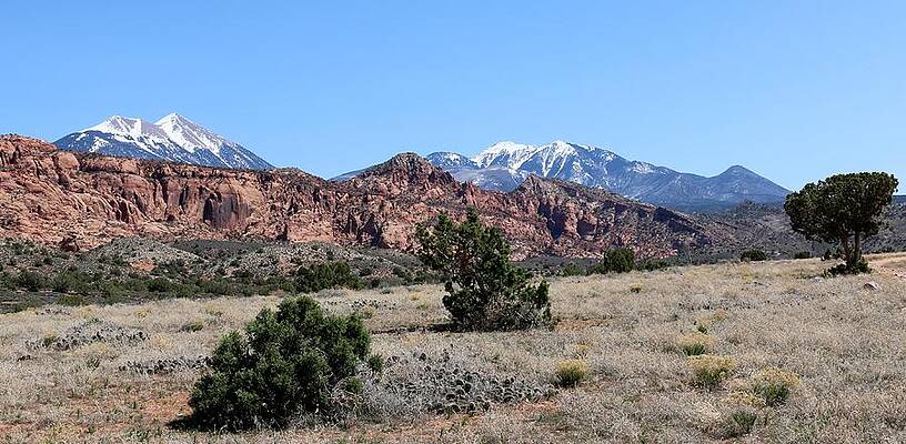 Wall Art - Photograph - La Sal Mountains  by Christy Pooschke