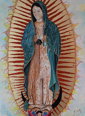 Virgen De Guadalupe Paintings Page 2 Of 2 Fine Art America