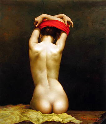 Lady in red by Yoo Choong Yeul Lady in red by Yoo Choong Yeul