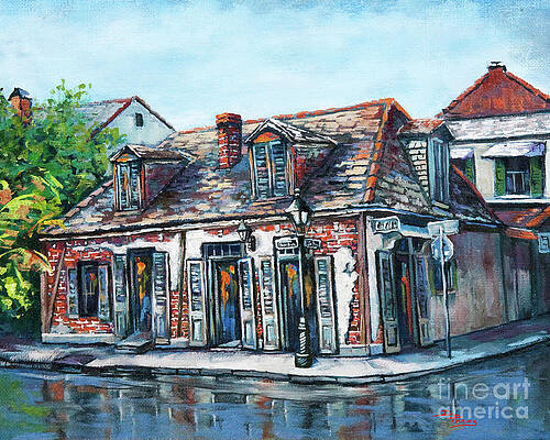 Wall Art - Painting - Lafitte's Blacksmith Shop by Dianne Parks