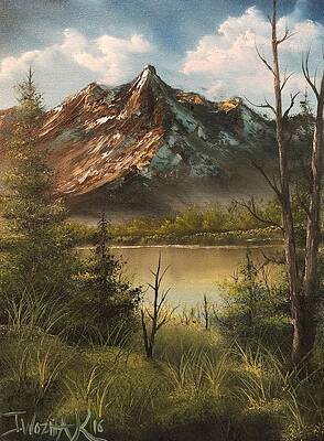 Lake view mountain by Justin Wozniak Lake view mountain by Justin Wozniak