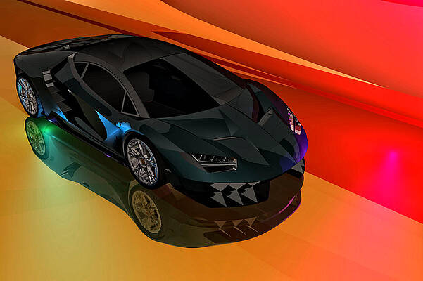 Lamborghini Centenario drawing by Andrei SKY Lamborghini Centenario drawing by Andrei SKY
