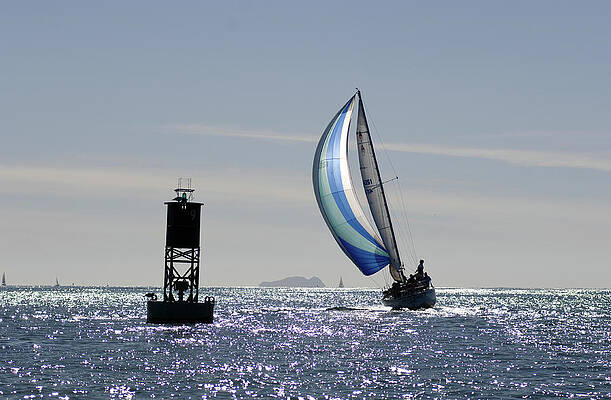 Wall Art - Photograph - Late afternoon Sail by David Shuler