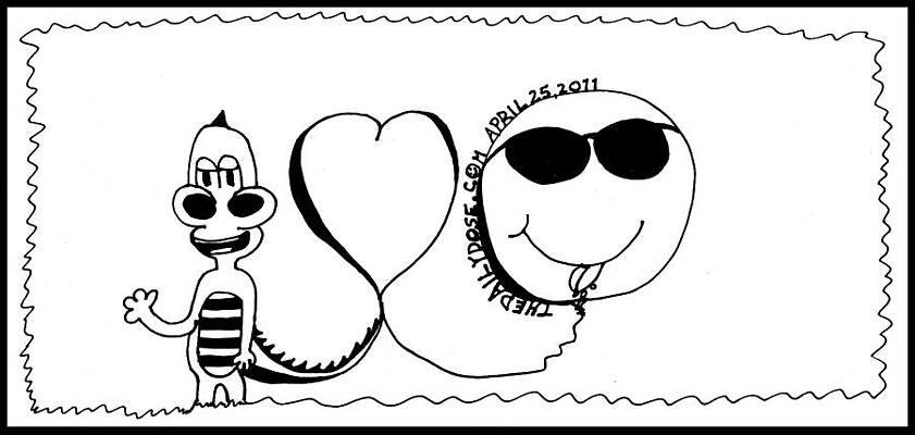 Laughzilla Loves Smileys by Yasha Harari