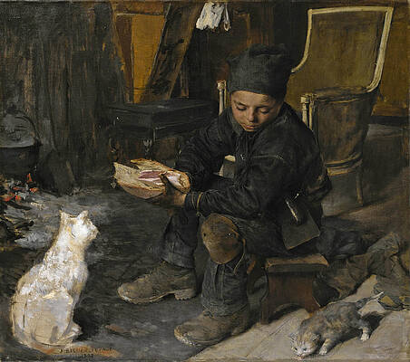 Le Petit Ramoneur. Damvillers Print by Jules Bastien-Lepage