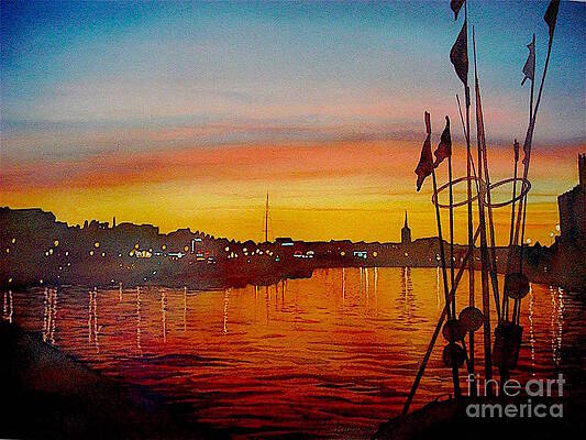 Le Port - 18H - Sables D'Olonne - Vendee - France by Francoise Chauray Le Port - 18H - Sables D'Olonne - Vendee - France by Francoise Chauray
