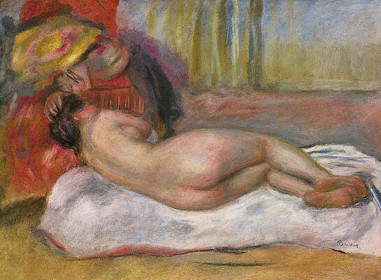 Le repos Print by Pierre-Auguste Renoir
