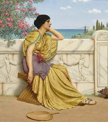 Leisure Hours Print by John William Godward