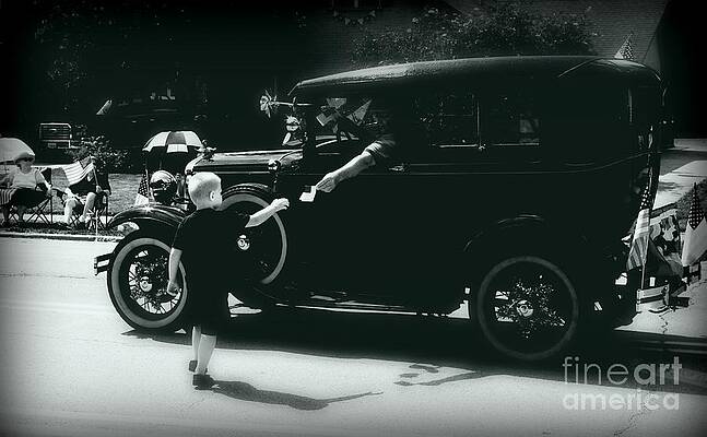 Wall Art - Photograph - Liberty for all  - Monochrome by Frank J Casella
