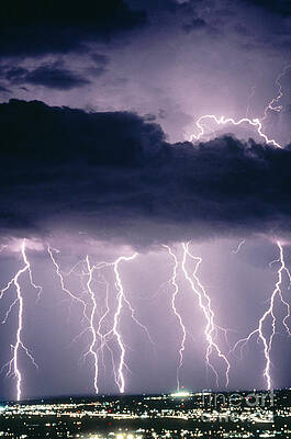 Wall Art - Photograph - Lightning by John A Ey III